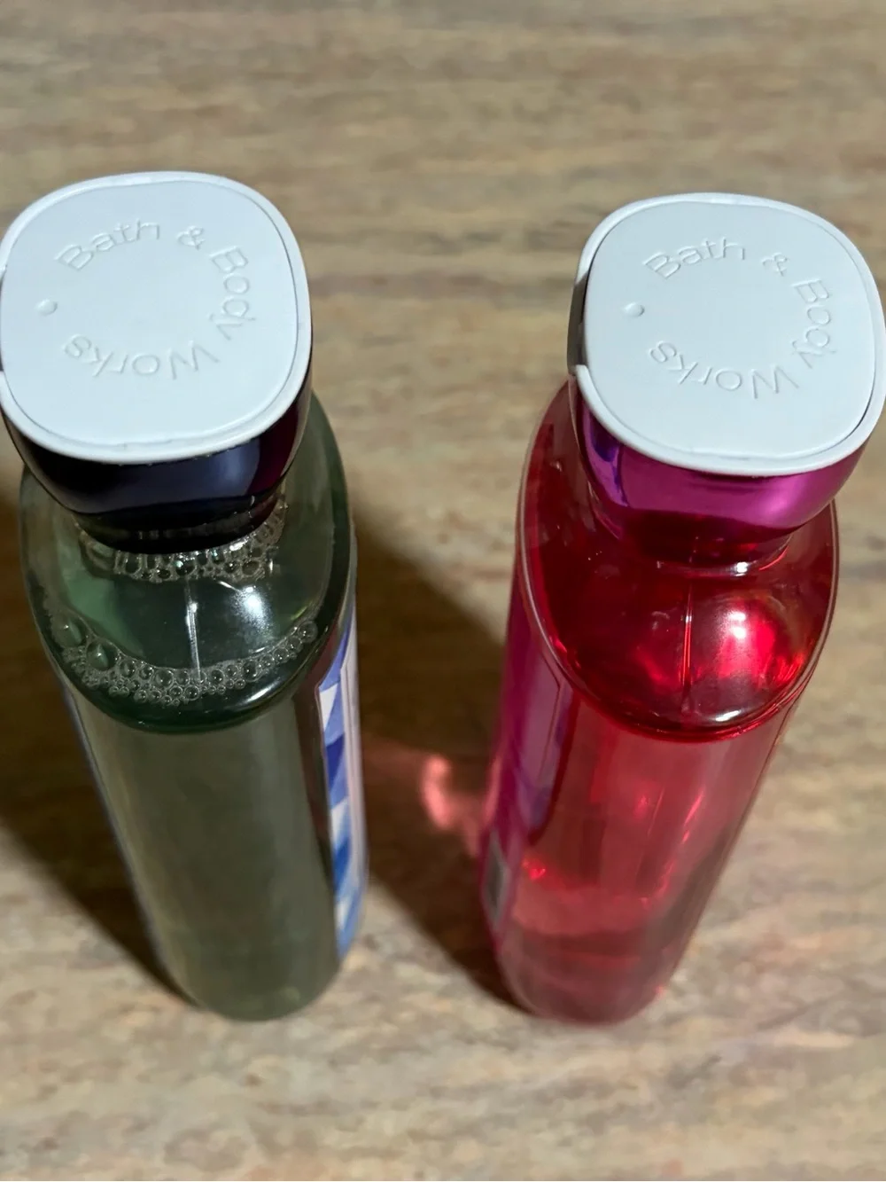 Bath & Body Works Pink Hibiscus & Gingham Dual Shower Gel Duo Set -
